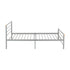 Orion 4FT6 Bed - Silver
